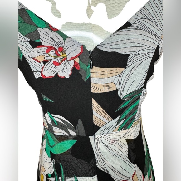 Guess Black and Green Floral Jumpsuit - Picture 9 of 9